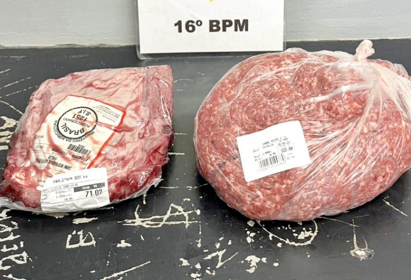  Mulher é presa após furtar carnes em um supermercado em Guarapuava