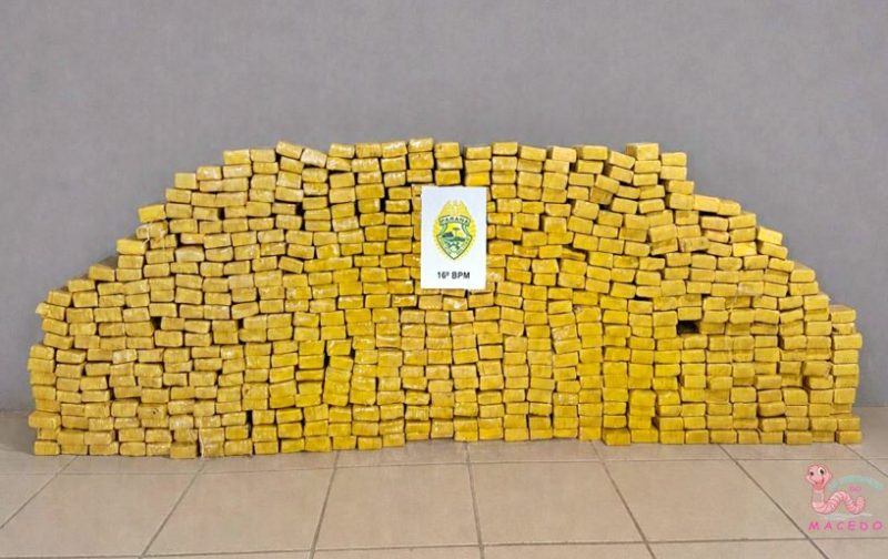  Operação Integrada apreende quase 500 kg de maconha e prende 3 pessoas em Pinhão/PR
