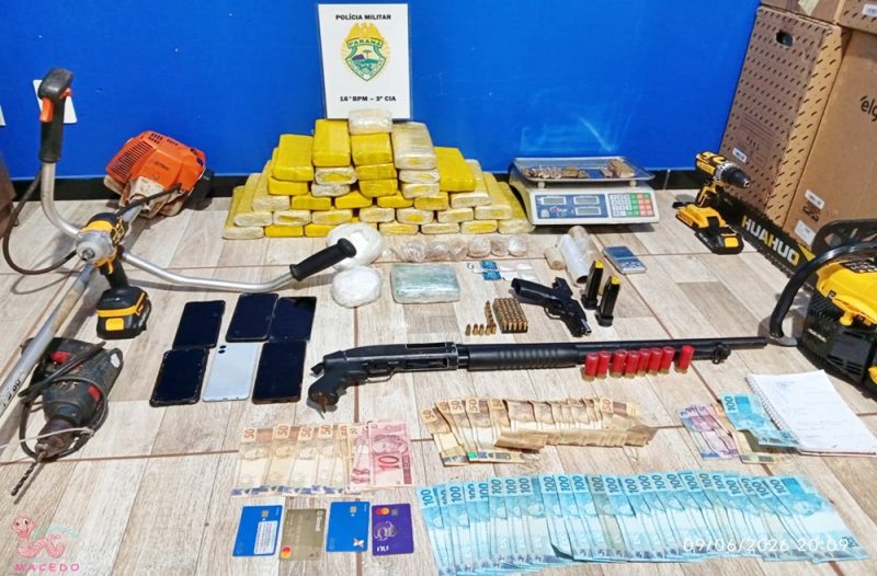  Preso em Santa Maria do Oeste, novo suspeito de fazer parte da organização criminosa desarticulada pela PM