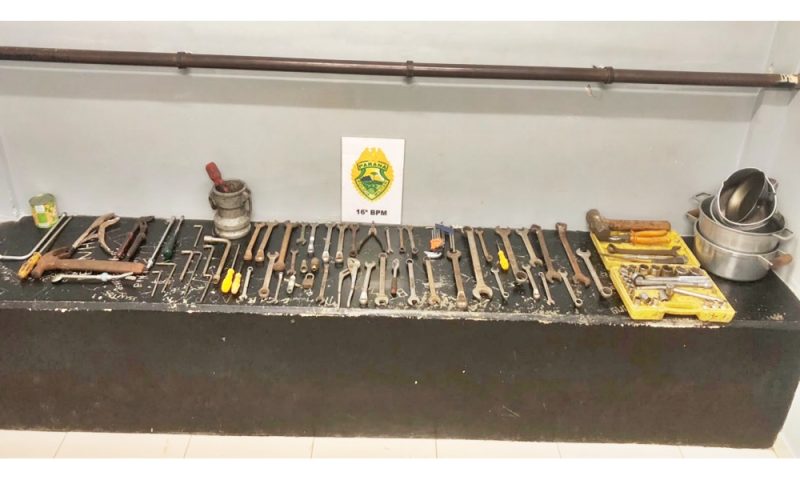  Preso em flagrante após furtar objetos de veículo de carga em Guarapuava