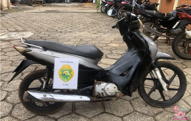  Moto roubada é recuperada em Guarapuava. Ela estava estacionada no pátio de uma residência