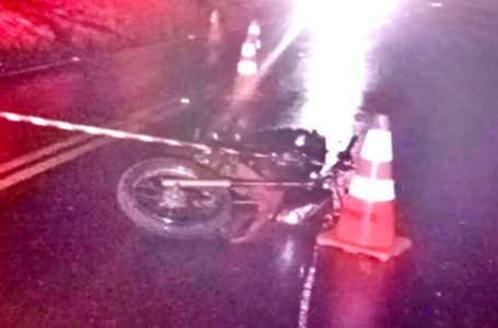 Motoqueiro morre em acidente na região do Trevo entre as rodovias PR-456 e BR-158 entre Palmital e Laranjal