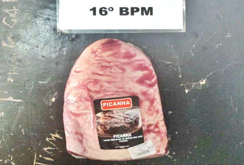  Preso após furtar uma peça de picanha em um mercado em Guarapuava