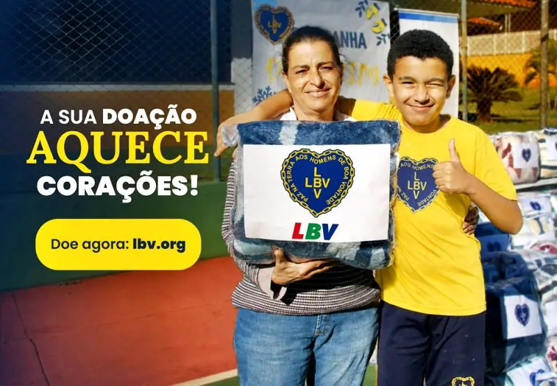  Solidariedade que aquece: LBV beneficia famílias com a entrega de cobertores no Paraná