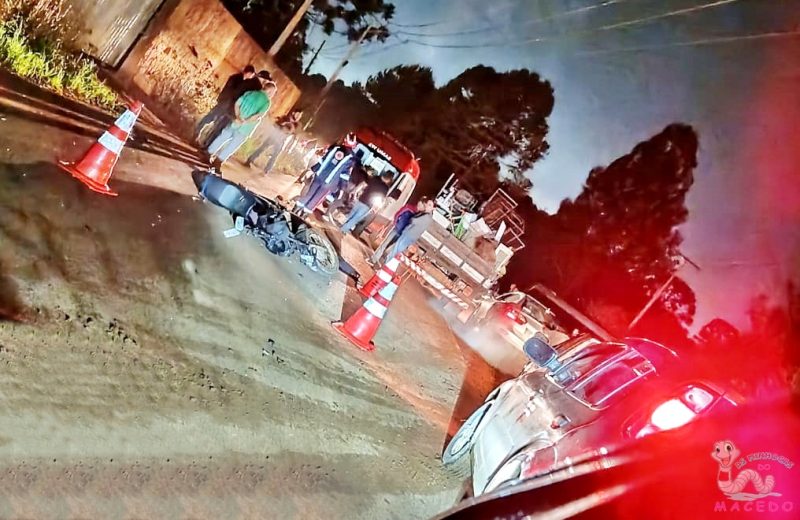  PM emite relatório sobre o acidente em Pitanga que resultou na morte de um motoqueiro